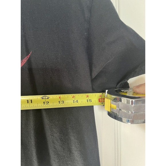 NASA T-Shirt Kids Boys Size M Distress Look Tee Black & Red Crewneck - Picture 4 of 6